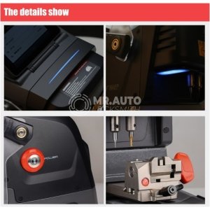 Xhorse Dolphin II XP-005L XP005L Key Cutting Machine for All Key Lost HD Screen with M5 Clamp - Image 6