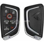 Chevrolet Corvette C8 2020-2025 Aftermarket Smart Key Shell 6+1 Buttons With Logo