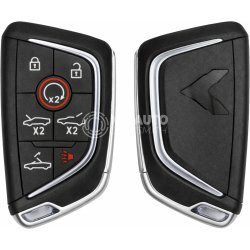 Chevrolet Corvette C8 2020-2025 Aftermarket Smart Key Shell 6+1 Buttons With Logo