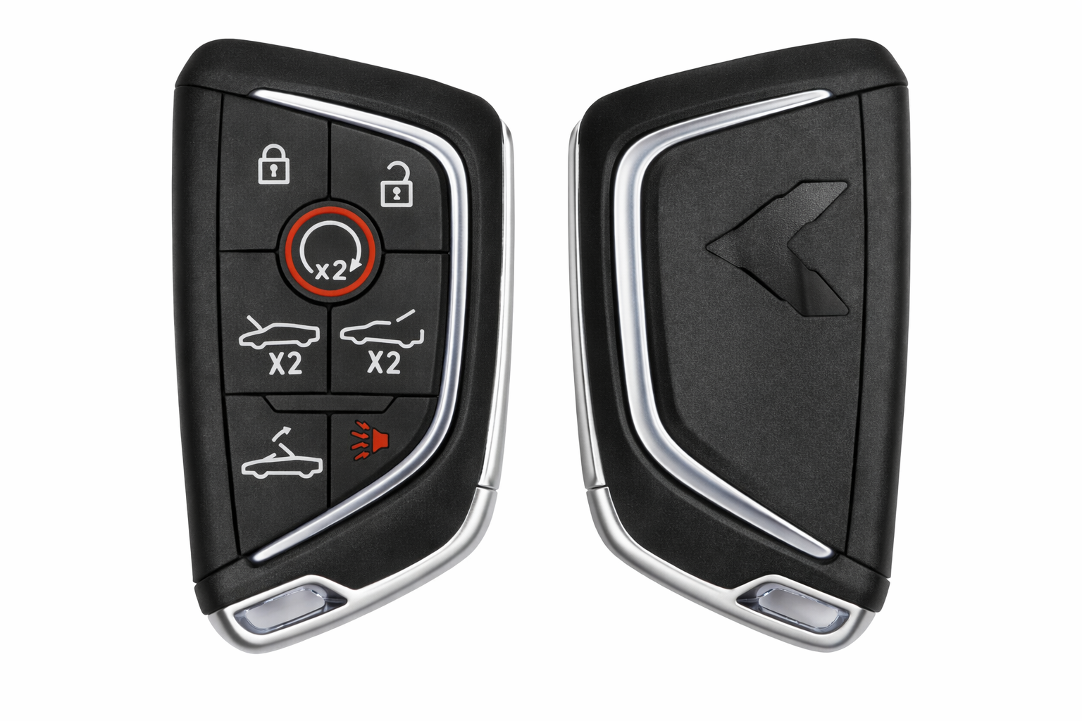 Chevrolet Corvette C8 2020-2025 Aftermarket Smart Key Shell 6+1 Buttons With Logo