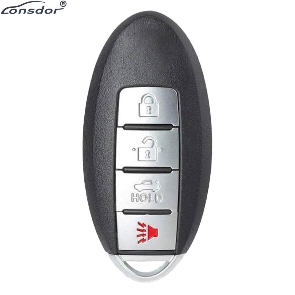 Lonsdor Nissan 2008-2025 Universal Smart Key ID46 ID47 ID4A 3+1 Buttons 315-433MHz NS30-12