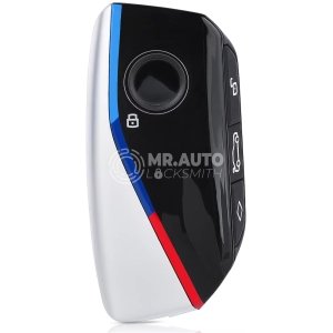 BMW CAS4 FEM Aftermarket Smart Key Shell 4 Buttons Silver