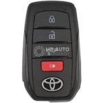 Toyota Land Cruiser 2022 Genuine Without Bag Smart Key 4 Buttons 433MHz 8990H-60530