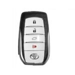 Toyota Fortuner 2016-2022 Genuine Without Bag Smart Remote Key 4 Buttons 433MHz Black
