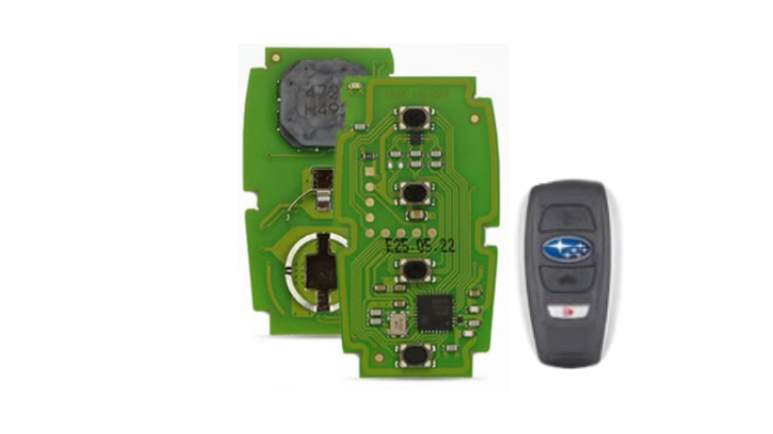 Xhorse XSSBR1EN Smart PCB 4 Buttons Subaru Style