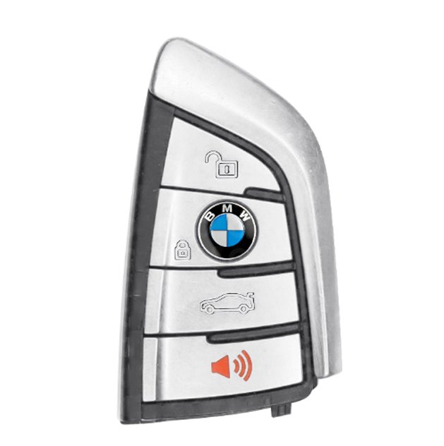 2016-2019 Bmw X3, X4 G-Series Smart Key Remote 3+1 Buttons (Silver) N5F-ID21A 434MHz 8808878-01 USED
