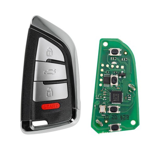 Xhorse XSDFX2EN Knife 4 Buttons Universal Smart key Supports 4A/46/47/48/49 MQB48 MQB49