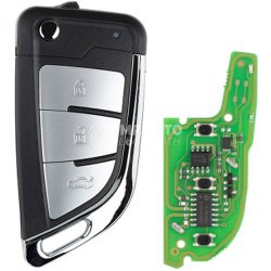Xhorse VVDI Key Tool VVDI2 Flip Remote Key 3 Buttons Knife Type XEKF21EN