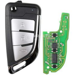 XHORSE XKKF21EN Wire Remote Key Knife 2 Flip 3 Buttons English