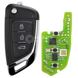XHORSE XKKF03EN Wire Remote Key Knife Flip 3 Buttons