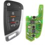 Xhorse XKKF02EN Wire Remote Key Knife Flip 3 Buttons English