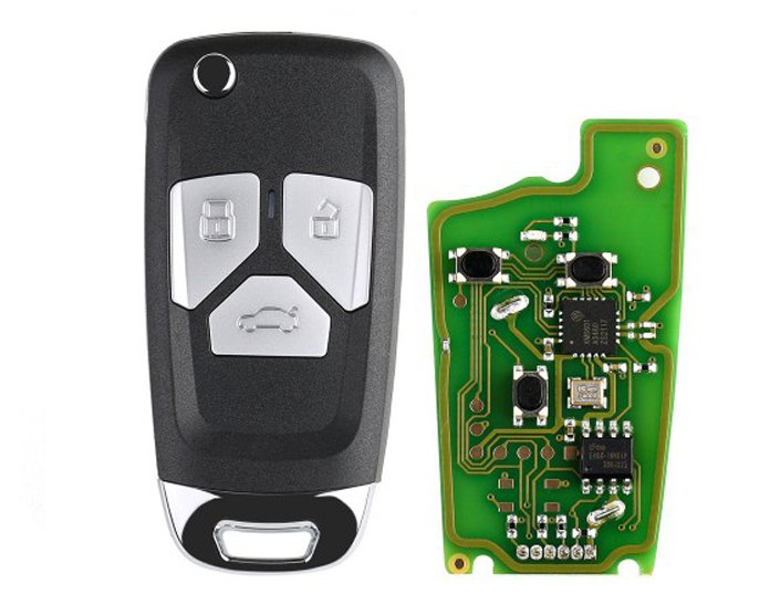 Xhorse XKAU01EN Wire Remote Key Audi 3 Buttons English