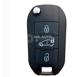 Peugeot Expert 2016-2019 Aftermarket Flip Key 3 Buttons 433MHz ID4A