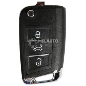 Xhorse XKMQB1EN Wire Remote Key MQB Flip 3 Buttons English