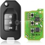 Xhorse XKHO00EN Wire Remote Key Honda Flip 3 Buttons English