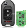 Xhorse XKHO02EN Wire Remote Key Honda Flip 2+1 Buttons English