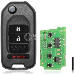 Xhorse XKHO02EN Wire Remote Key Honda Flip 2+1 Buttons