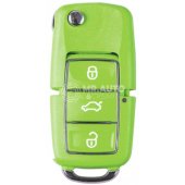 Xhorse XKB504EN Wire Remote Key VW B5 Flip 3 Buttons English Green