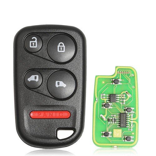 Xhorse XKHO04EN Wire Remote key Honda Separate 4 Buttons with Sliding Door Button English