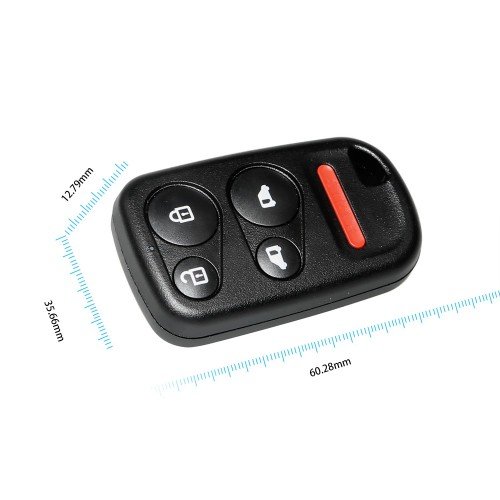 Xhorse XKHO04EN Wire Remote key Honda Separate 4 Buttons with Sliding Door Button