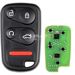Xhorse XKHO03EN Wire Remote Key Honda Separate 4 buttons with Remote Start and Trunk Button English