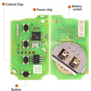 Xhorse VVDI Key Tool VVDI2 Wire Remote Key 4 Button XKHO01EN
