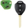 Xhorse XKTO02EN Wire Remote Key Toyota Flat 4 Buttons Triangle