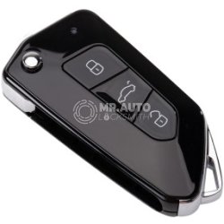 XHORSE XKGA81EN All Black 3 Buttons Universal Wired Remote Key
