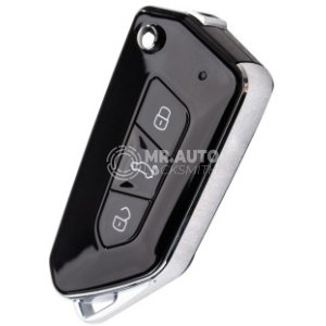 Xhorse XKGA81EN Universal Wired Flip Remote Key All Black 3 Buttons GA08 Style