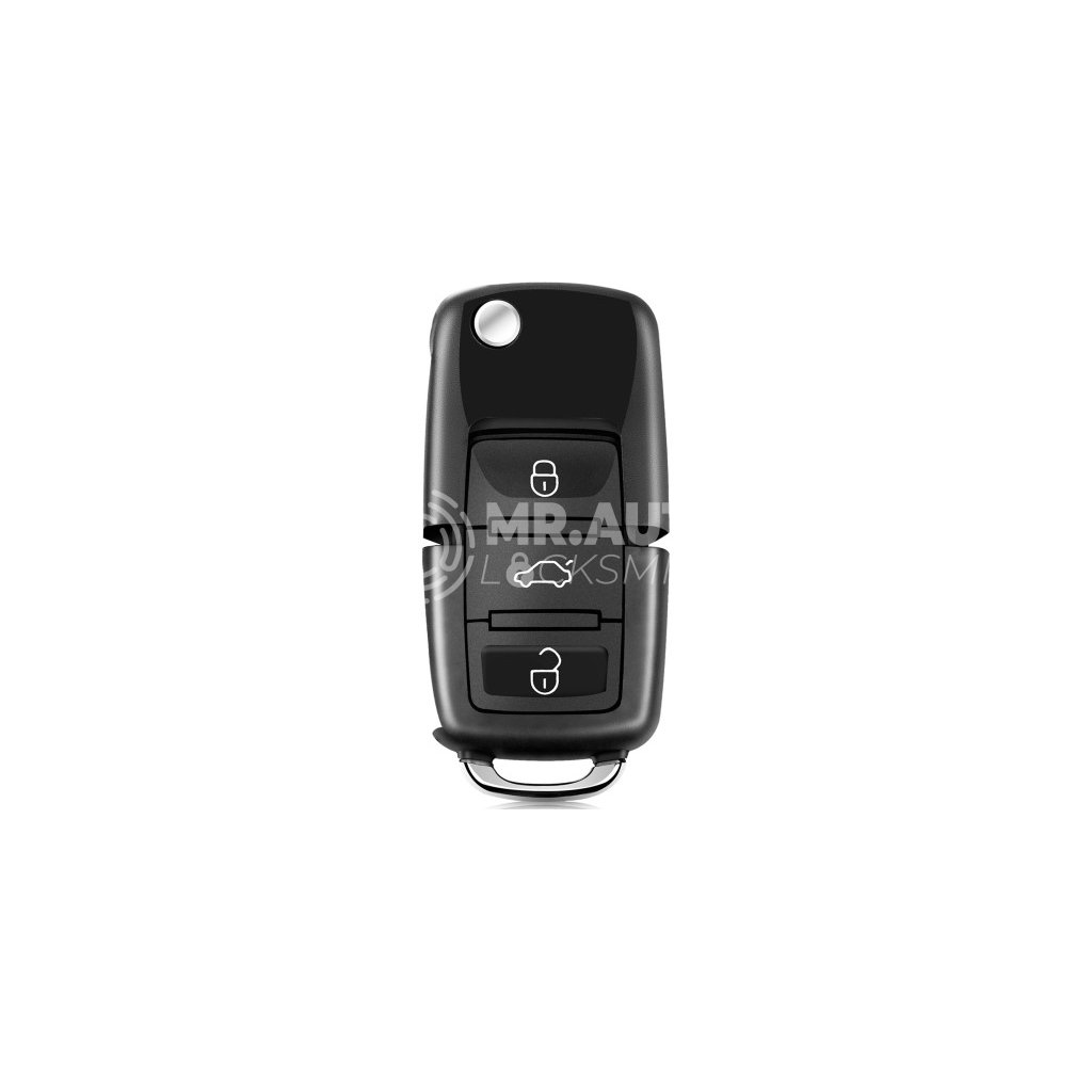 Xhorse XKB520EN 2ndGeneration Wire Remote Key Volkswagen B5 Flip 3 Buttons