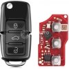Xhorse XKB520EN 2ndGeneration Wire Remote Key Volkswagen B5 Flip 3 Buttons