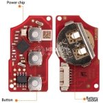 Xhorse XKB520EN 2ndGeneration Wire Remote Key Volkswagen B5 Flip 3 Buttons