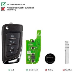 Xhorse Universal Flip Remote Key 4 Buttons Knife Style XKM800EN Leave a Review SKU DK08259 Car Brands Bmw Category Keys And Remotes Sub Category Remote Key Manufacturer Xhorse Condition New PN XKM800EN Buttons 4 BATTERY CR2032 Remote Blade Not Included
