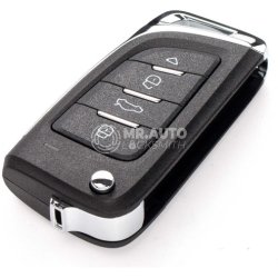 XHORSE XKM800EN Wire Remote Universal Flip Key 4 Button Knife Style
