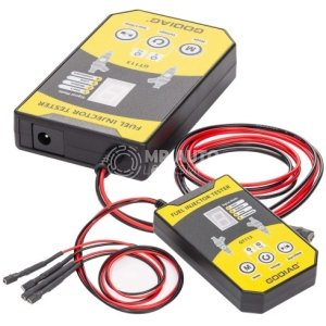 GODIAG GT113 Universal Fuel Injector Tester Fuel Injector Cleaner Kit with 6 Sizes of Adapters 8 Pulse Modes for Cars, Motorcycle