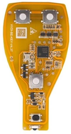 Xhorse VVDI MB Mercedes Benz BGA PCB Yellow Color Version 4 Buttons XNBZT1GL Type