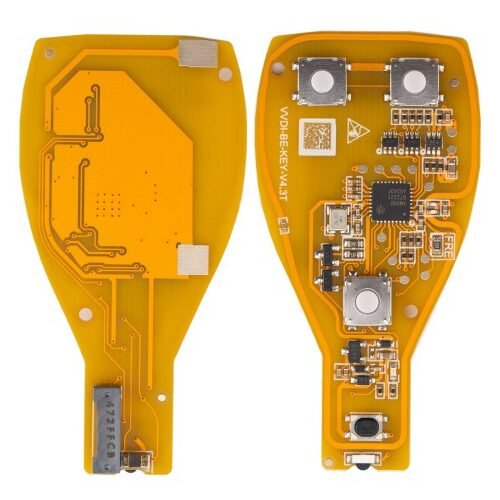 Xhorse VVDI MB Mercedes Benz BGA PCB Yellow Color Version 4 Buttons XNBZT1GL Type