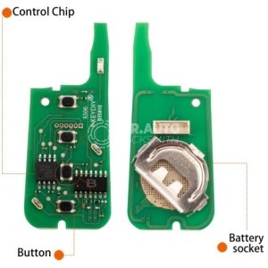 Keydiy KD Universal Flip Remote Key 4 Buttons Toyota Type B13-4