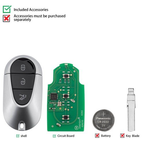 KEYDIY KD ZB29-3 Universal Smart Remote Key 3 Buttons for MB Maybach Type