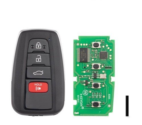 Keydiy KD Universal Smart Remote Key 4 Buttons Toyota Type TDB36-4