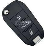 Peugeot 3008, 508 2016-2019 Aftermarket Flip Remote Key 3 Buttons 433MHz ID4A