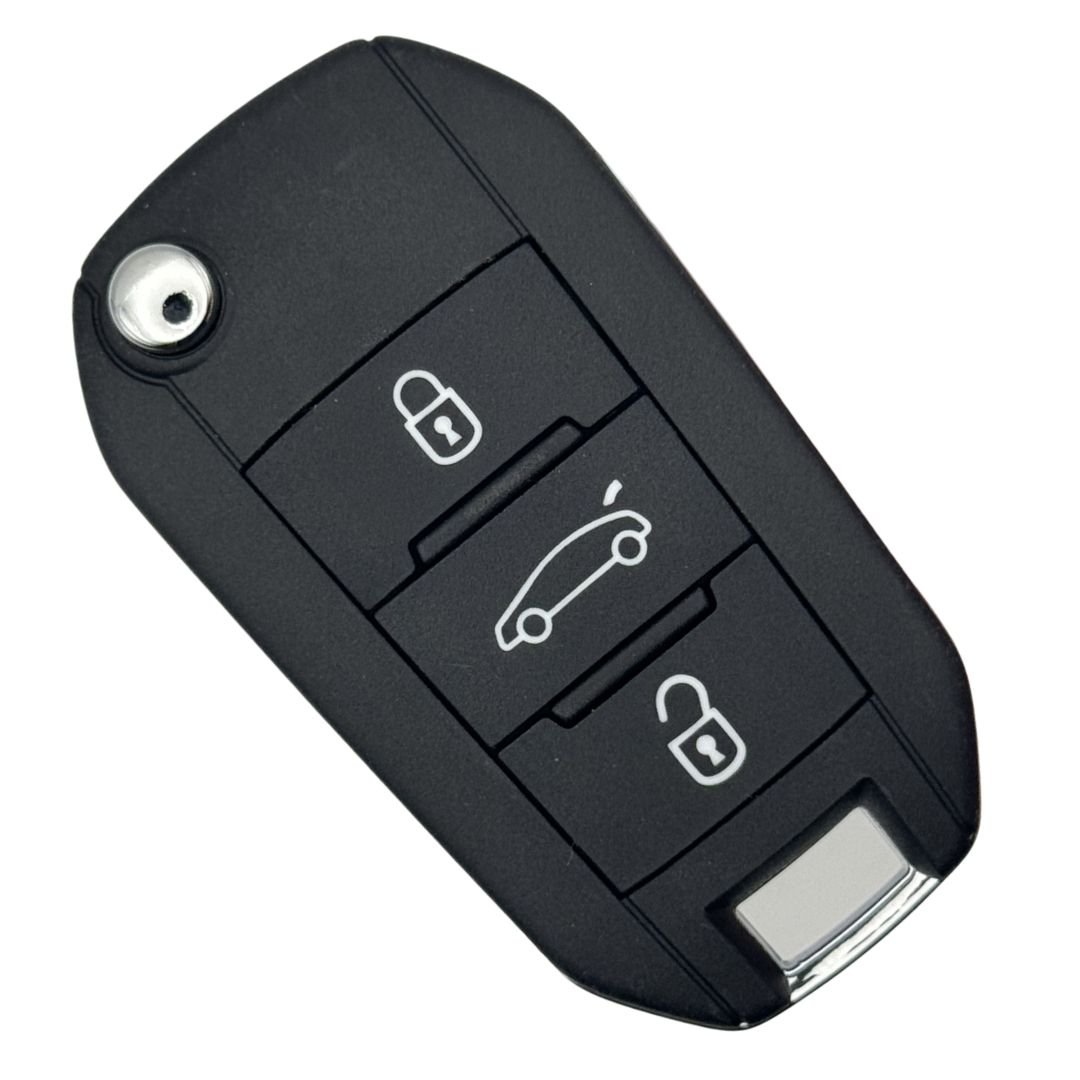 Peugeot 3008, 508 2016-2019 Aftermarket Flip Remote Key 3 Buttons 433MHz ID4A