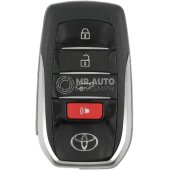 Toyota Land Cruiser GR 2022-2024 Genuine Without Bag Smart Key 3+1 Buttons 433.58/434.42MHz 8990H-60401