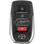 Toyota Land Cruiser GR 2022-2024 Genuine Without Bag Smart Key 3+1 Buttons 433.58/434.42MHz 8990H-60401