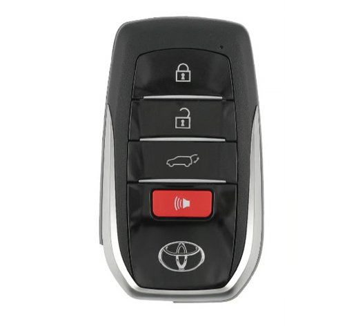 Toyota Land Cruiser GR 2022-2024 Genuine Without Bag Smart Key 3+1 Buttons 433.58/434.42MHz 8990H-60401