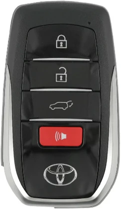 Toyota Land Cruiser GR 2022-2024 Genuine Without Bag Smart Key 3+1 Buttons 433.58/434.42MHz 8990H-60401