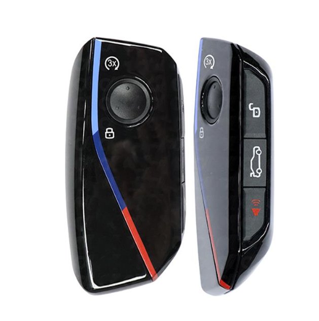 BMW CAS4 FEM Modified Aftermarket Smart Remote Key 4 Buttons 433MHz ID49 Black