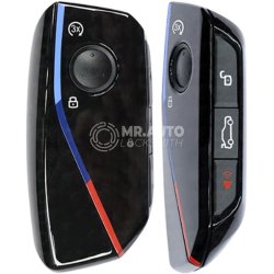 BMW CAS4 FEM Modified Aftermarket Smart Remote Key 4 Buttons 868MHz ID49 Black