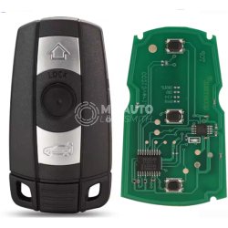 BMW CAS3 Genuine Used Smart Remote Key PCB Board 3 Buttons 868MHz