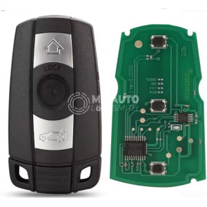 BMW CAS3 Genuine Used Smart Remote Key PCB Board 3 Buttons 868MHz